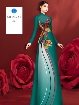 Vải Áo Dài Hoa In 3D Vừa Ra AD 24746 20 Vai Ao Dai Hoa In 3D Vua Ra AD 24746