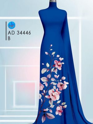 Vải Áo Dài Hoa In 3D Vừa Ra AD 34446 19 Vai Ao Dai Hoa In 3D Vua Ra AD 34446