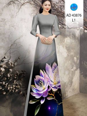 Vải Áo Dài Hoa In 3D Vừa Ra AD 43876 20 Vai Ao Dai Hoa In 3D Vua Ra AD 43876