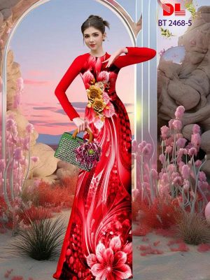 Vải Áo Dài Hoa In Sang Trọng Kiểu Mới AD BT2468 15 Vai Ao Dai Hoa In Sang Trong Kieu Moi AD