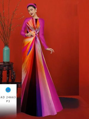 Vải Áo Dài Hoa Văn Độc Đáo AD 24663 19 Vai Ao Dai Hoa Van Doc Dao AD 24663