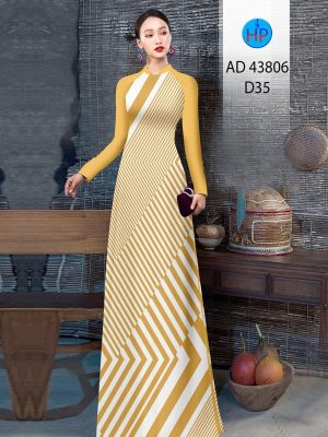 Vải Áo Dài Hoa Văn Sang Trọng AD 43806 19 Vai Ao Dai Hoa Van Sang Trong AD 43806