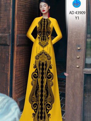 Vải Áo Dài Hoa Văn Sang Trọng AD 43909 20 Vai Ao Dai Hoa Van Sang Trong AD 43909