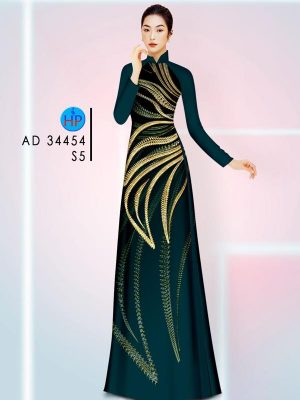 Vai Ao Dai Hoa Van Thu Hut AD 34454