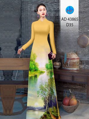 Vải Áo Dài Phong Cảnh Vừa Ra AD 43865 20 Vai Ao Dai Phong Canh Vua Ra AD 43865