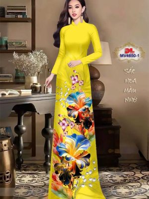 Vải Áo Dài Sang Trọng Sang Trọng AD MV4605 30 Vai Ao Dai Sang Trong Sang Trong AD MV4605