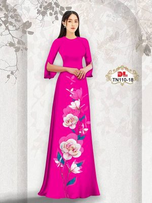 1714533634 951 Vai Ao Dai Hoa In 3D Doc Dao AD TN110