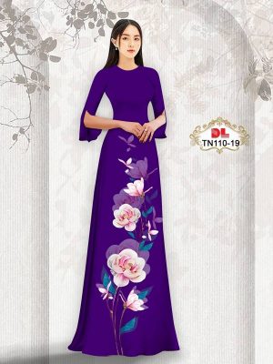 1714533634 969 Vai Ao Dai Hoa In 3D Doc Dao AD TN110