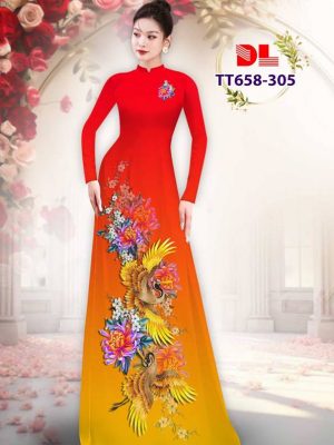 1714534068 259 Vai Ao Dai Hoa Va Chim Vua Ra AD TT658
