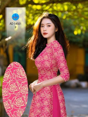 Vải Áo Dài Hoa Hồng Đều Vừa Ra AD 14501 27 1714615463 750 Vai Ao Dai Hoa Hong Deu Vua Ra AD 14501