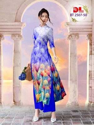 Vải Áo Dài Hoa Tulip Sang Trọng AD BT2507 26 1714787822 83 Vai Ao Dai Hoa Tulip Sang Trong AD BT2507