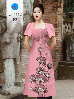 Vải Áo Dài Hoa Sen Kiểu Mới AD CT4112 33 1719894326 14 Vai Ao Dai Hoa Sen Kieu Moi AD CT4112