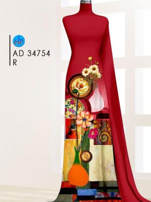 Vải Áo Dài Hoa Sen Sang Trọng AD 34754 23 1719896577 206 Vai Ao Dai Hoa Sen Sang Trong AD 34754