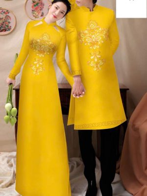 Vải Áo Dài Cặp Đôi Hoa Văn Thu Hút AD CTNTH052 16 1747272232 110 Vai Ao Dai Cap Doi Hoa Van Thu Hut AD