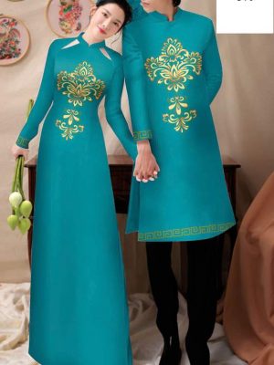 Vải Áo Dài Cặp Đôi Hoa Văn Thu Hút AD CTNTH052 25 1747272233 358 Vai Ao Dai Cap Doi Hoa Van Thu Hut AD