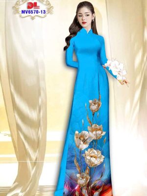 Vải Áo Dài Hoa In 3D Sang Trọng AD MV6570 50 1747272572 90 Vai Ao Dai Hoa In 3D Sang Trong AD MV6570