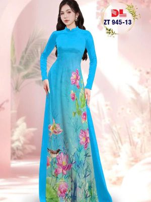 1747359379 187 Vai Ao Dai Hoa Sen Sang Trong AD ZT945