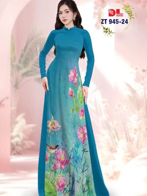 1747359379 97 Vai Ao Dai Hoa Sen Sang Trong AD ZT945