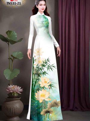 Vải Áo Dài Hoa Sen Kiểu Mới AD TN531 43 1747447553 936 Vai Ao Dai Hoa Sen Kieu Moi AD TN531