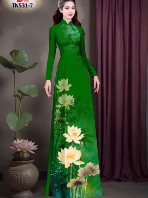 Vải Áo Dài Hoa Sen Kiểu Mới AD TN531 53 1747447554 351 Vai Ao Dai Hoa Sen Kieu Moi AD TN531