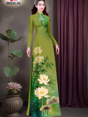 Vải Áo Dài Hoa Sen Kiểu Mới AD TN531 51 1747447554 497 Vai Ao Dai Hoa Sen Kieu Moi AD TN531