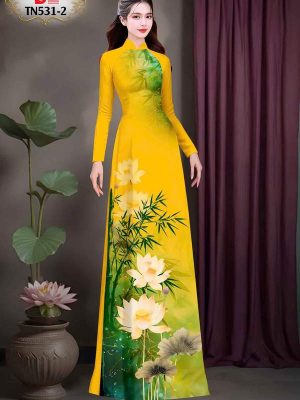 Vải Áo Dài Hoa Sen Kiểu Mới AD TN531 56 1747447554 763 Vai Ao Dai Hoa Sen Kieu Moi AD TN531
