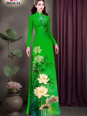 Vải Áo Dài Hoa Sen Kiểu Mới AD TN531 70 1747447556 686 Vai Ao Dai Hoa Sen Kieu Moi AD TN531