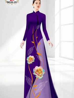 Vải Áo Dài Hoa Hồng Độc Đáo AD TN535 44 1747620070 717 Vai Ao Dai Hoa Hong Doc Dao AD TN535