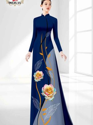 Vải Áo Dài Hoa Hồng Độc Đáo AD TN535 40 1747620070 869 Vai Ao Dai Hoa Hong Doc Dao AD TN535