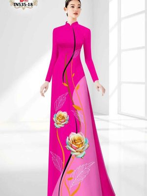 Vải Áo Dài Hoa Hồng Độc Đáo AD TN535 51 1747620071 638 Vai Ao Dai Hoa Hong Doc Dao AD TN535