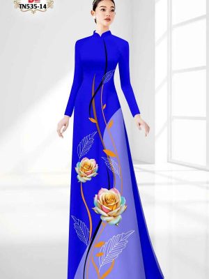 Vải Áo Dài Hoa Hồng Độc Đáo AD TN535 45 1747620071 652 Vai Ao Dai Hoa Hong Doc Dao AD TN535