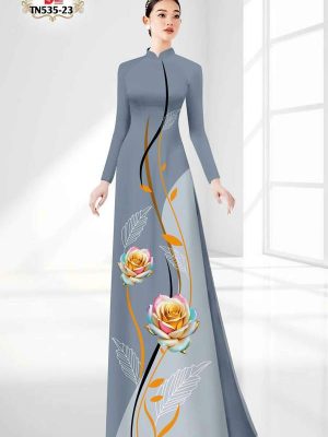Vải Áo Dài Hoa Hồng Độc Đáo AD TN535 46 1747620071 74 Vai Ao Dai Hoa Hong Doc Dao AD TN535