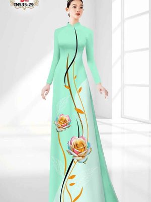 Vải Áo Dài Hoa Hồng Độc Đáo AD TN535 71 1747620073 107 Vai Ao Dai Hoa Hong Doc Dao AD TN535