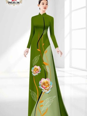 Vải Áo Dài Hoa Hồng Độc Đáo AD TN535 73 1747620073 599 Vai Ao Dai Hoa Hong Doc Dao AD TN535