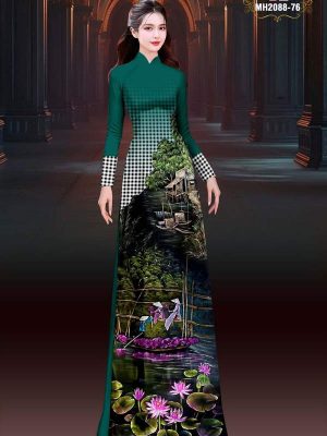 Vải Áo Dài Hoa Súng Vừa Ra AD MH2088 42 1747704955 582 Vai Ao Dai Hoa Sung Vua Ra AD MH2088