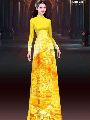 Vải Áo Dài Hoa Sen Mới Ra AD MH2088 24 1747705293 198 Vai Ao Dai Hoa Sen Moi Ra AD MH2088