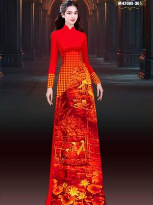 Vải Áo Dài Hoa Sen Mới Ra AD MH2088 21 1747705293 254 Vai Ao Dai Hoa Sen Moi Ra AD MH2088