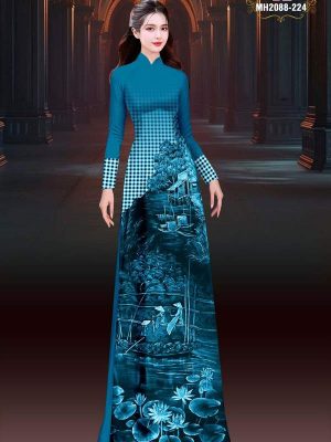 Vải Áo Dài Hoa Sen Mới Ra AD MH2088 22 1747705293 621 Vai Ao Dai Hoa Sen Moi Ra AD MH2088