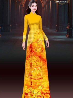Vải Áo Dài Hoa Sen Mới Ra AD MH2088 23 1747705293 99 Vai Ao Dai Hoa Sen Moi Ra AD MH2088