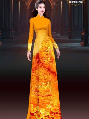Vải Áo Dài Hoa Sen Mới Ra AD MH2088 33 1747705294 293 Vai Ao Dai Hoa Sen Moi Ra AD MH2088