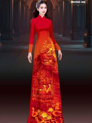 Vải Áo Dài Hoa Sen Mới Ra AD MH2088 31 1747705294 434 Vai Ao Dai Hoa Sen Moi Ra AD MH2088
