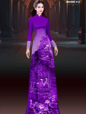 Vải Áo Dài Hoa Sen Mới Ra AD MH2088 35 1747705294 489 Vai Ao Dai Hoa Sen Moi Ra AD MH2088