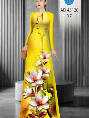 Vải Áo Dài Hoa Sứ Kiểu Mới AD 45120 21 1747876485 779 Vai Ao Dai Hoa Su Kieu Moi AD 45120
