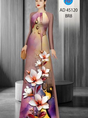 Vải Áo Dài Hoa Sứ Kiểu Mới AD 45120 31 1747876486 137 Vai Ao Dai Hoa Su Kieu Moi AD 45120