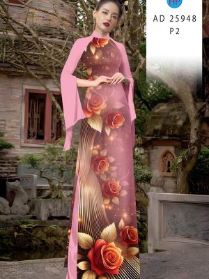 Vải Áo Dài Hoa Hồng Kiểu Mới AD 25948 23 1747876899 444 Vai Ao Dai Hoa Hong Kieu Moi AD 25948