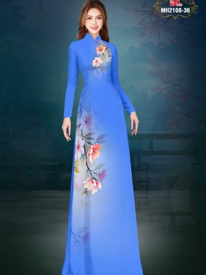 1748221000 403 Vai Ao Dai Hoa In 3D Sang Trong AD MH2108