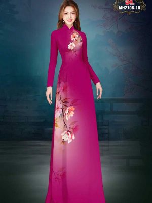 1748221000 903 Vai Ao Dai Hoa In 3D Sang Trong AD MH2108