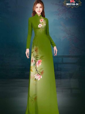 1748221000 907 Vai Ao Dai Hoa In 3D Sang Trong AD MH2108