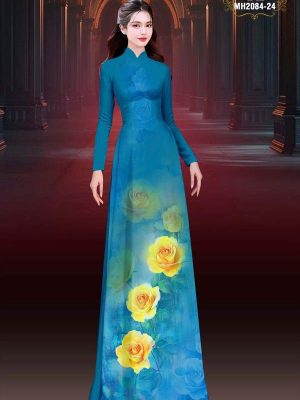 Vải Áo Dài Hoa Hồng Thu Hút AD MH2084 26 1748328195 215 Vai Ao Dai Hoa Hong Thu Hut AD MH2084