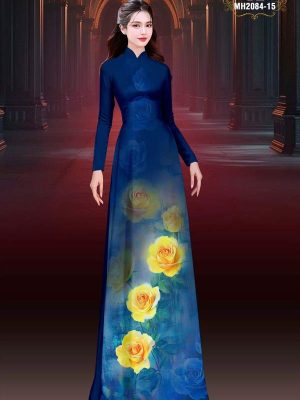 Vải Áo Dài Hoa Hồng Thu Hút AD MH2084 35 1748328196 356 Vai Ao Dai Hoa Hong Thu Hut AD MH2084